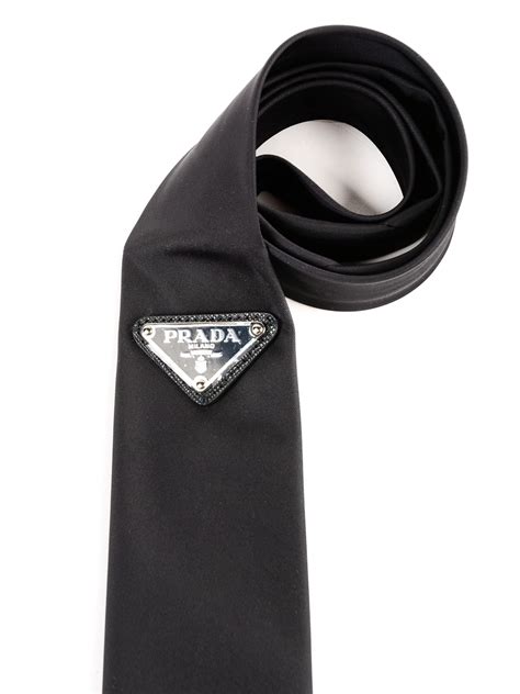 logo patch prada tie|Prada ties and bow ties.